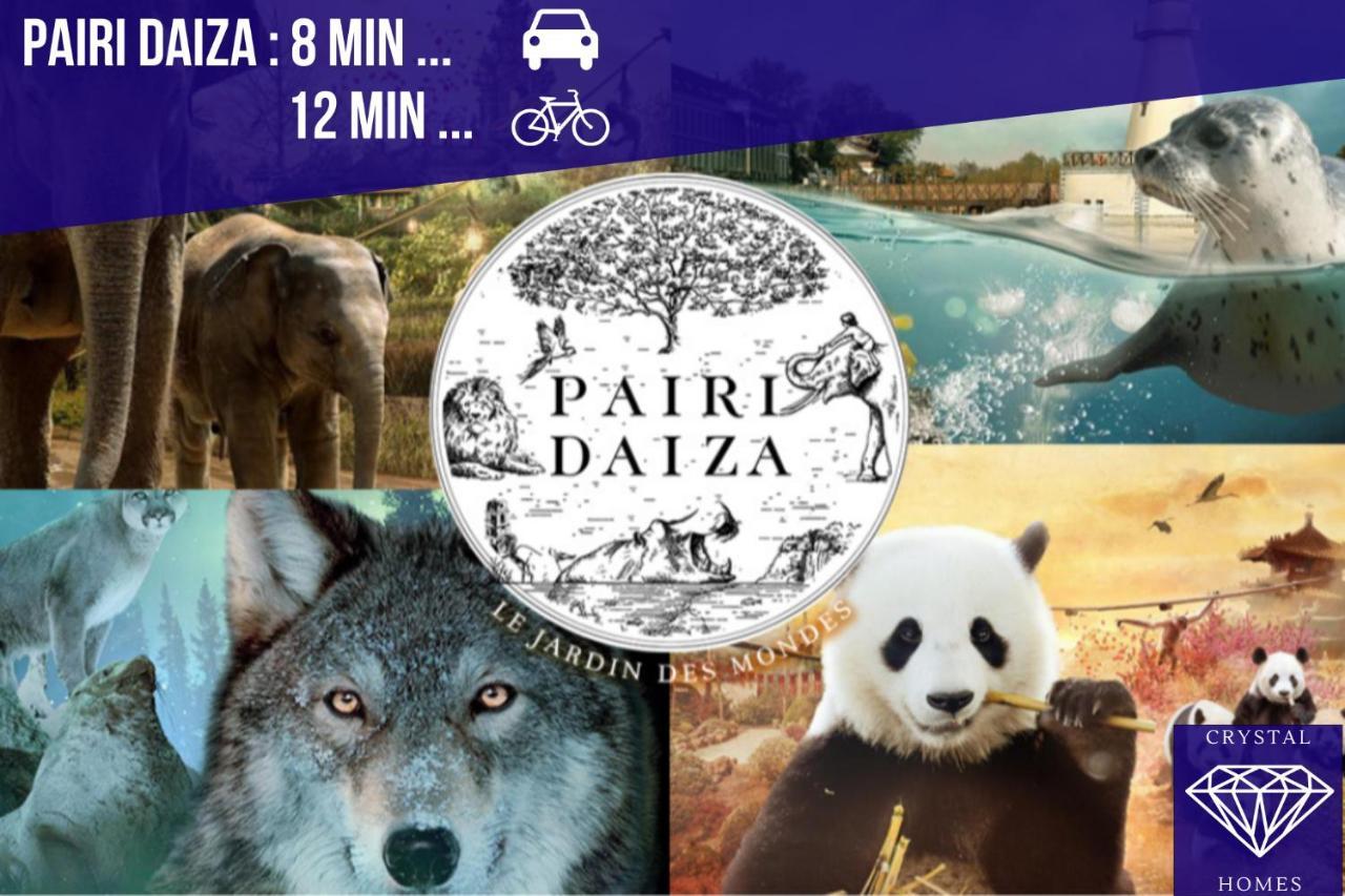 Gite Rubis - Jacuzzi - Pairi Daiza - 6 Pers บรูเกเลตเต ภายนอก รูปภาพ
